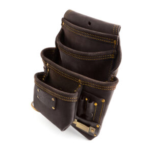 OX Pro 10-Pocket Nail And Tool Pouch | Oil-Tanned Leather
