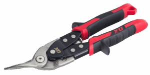 OX Tools Heavy-Duty Aviation Snips | Left Cut | Red