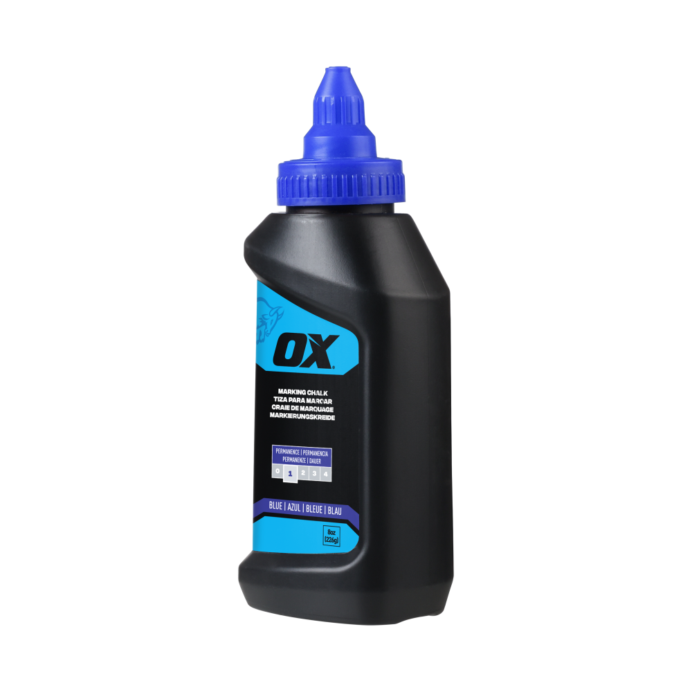 OX Pro 226g/8-Ounce Standard Blue Marking Chalk