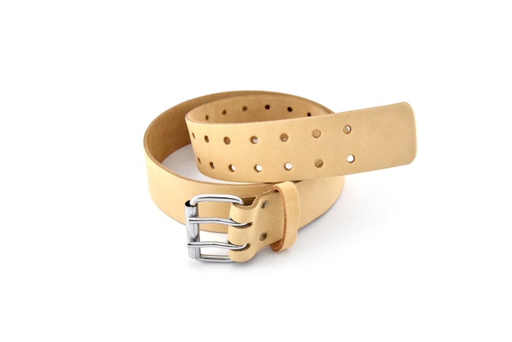 OX Tools Trade 2" Tool Belt, Natural Top Grain Leather, Size Large (OX-T263313)