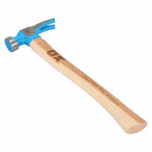 Pro 22-Ounce Milled Face Framing Hammer | Curved Hickory Handle