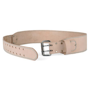 OX Pro White Leather 34-Inch Leather Belt | Large