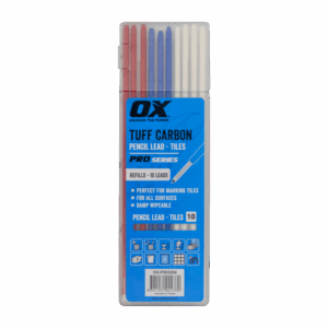 OX Tools Pro Tuff Carbon Pencil Leads - Tile Lead | 10-Pack