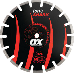 OX Tools 12" Asphalt Diamond Blade | 20mm Bore