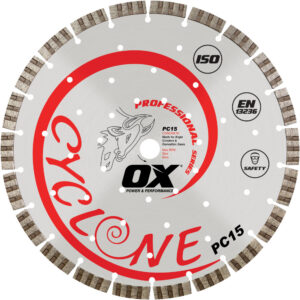 OX Tools 5" Supercut Segmented Diamond Blade | Concrete/General Purpose | 7/8" - 5/8" Bore