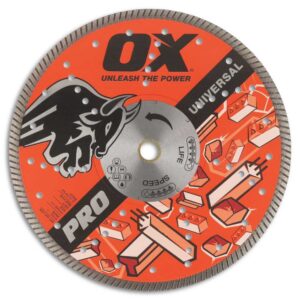 OX Tools Pro Universal Diamond Blade | Diameter: 12" / 300mm | Bore: 1" - 20mm