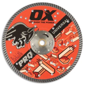 OX Tools OX-PU10-9 9" Fast Cutting Diamond Blade for Reinforced Concrete, Granite, Bluestone and Hard Pavers, Masonry Wet Saw Blade,Diamond Saw Blade,10mm Segments