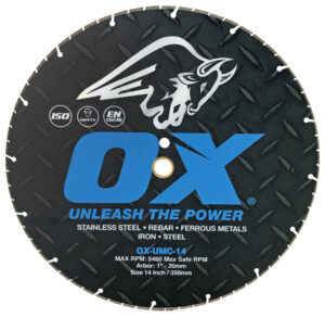 OX Tools Ultimate Metal Cutting 14-Inch Chop Saw Blade