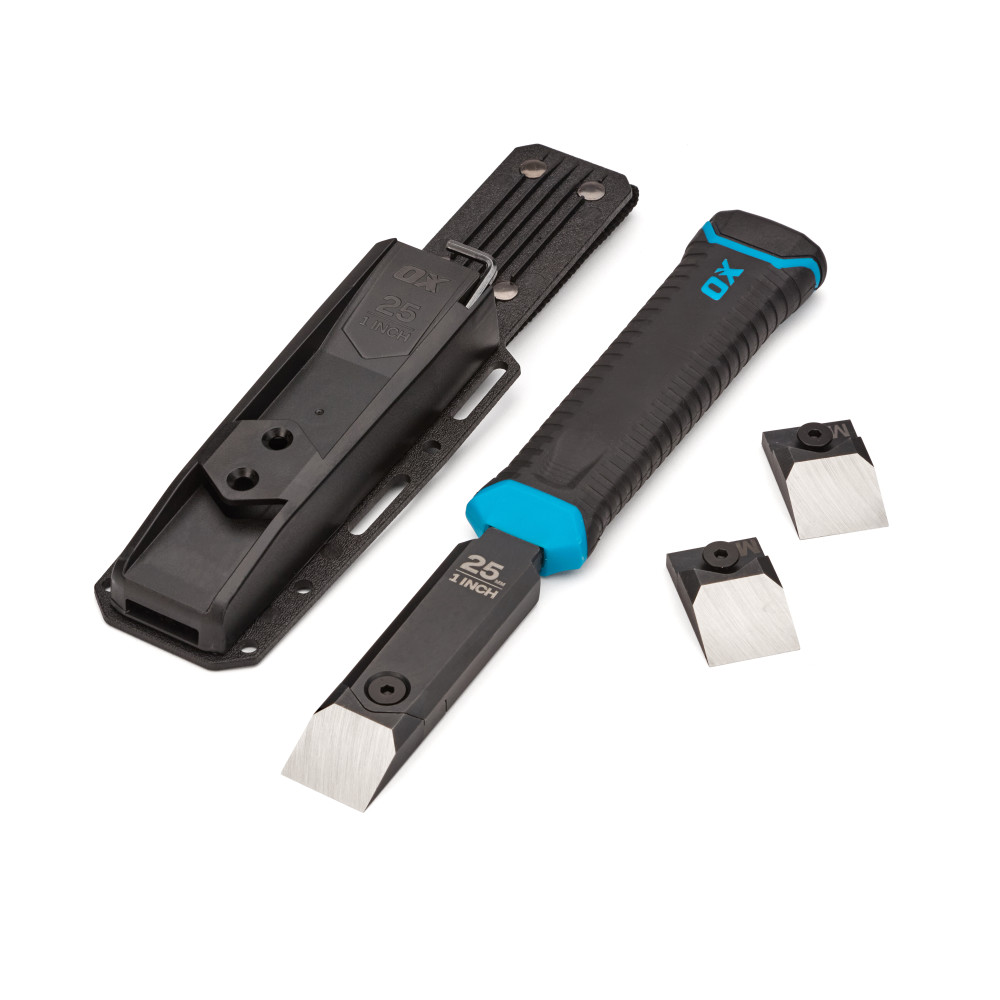 OX Tools Series Chisel with Holster, 1-Inch