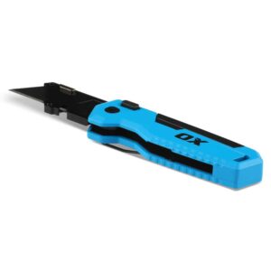OX PRO Folding Utility Knife with Blade Storage