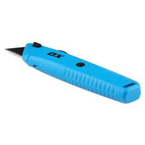 OX Trade Retractable Utility Knife &ndash; Box Cutter with 5x SK5 Blades