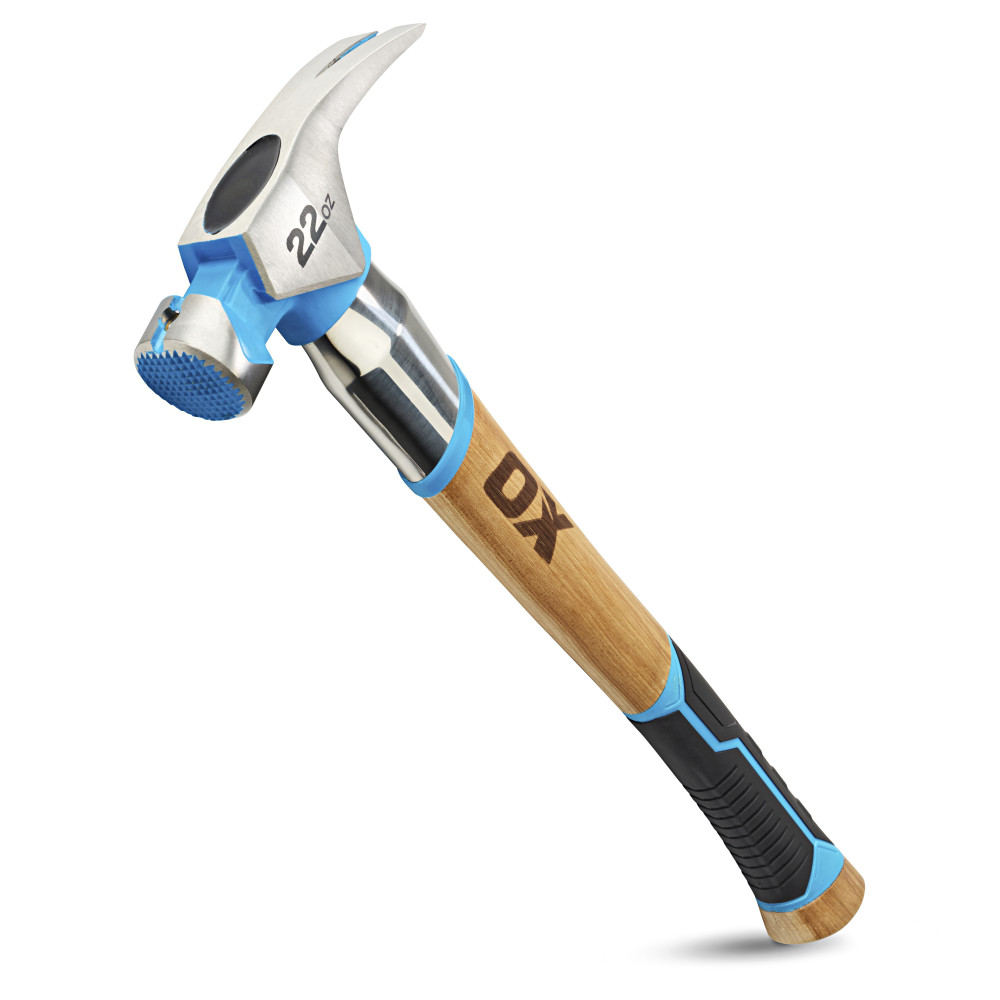 OX Pro 22-Ounce Milled Face Framing Hammer - OX Tools USA