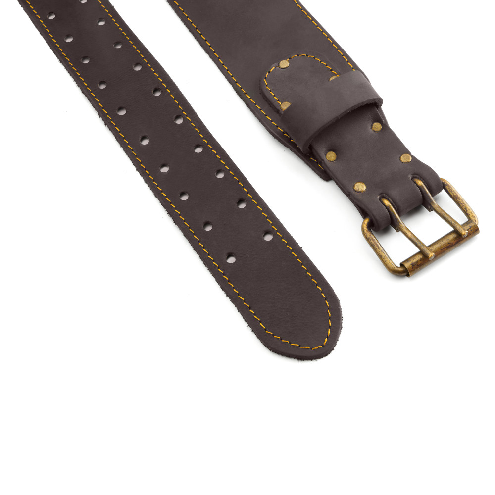 OX Pro 3in Oil Tanned Leather Tool Belt | Large - OX Tools USA