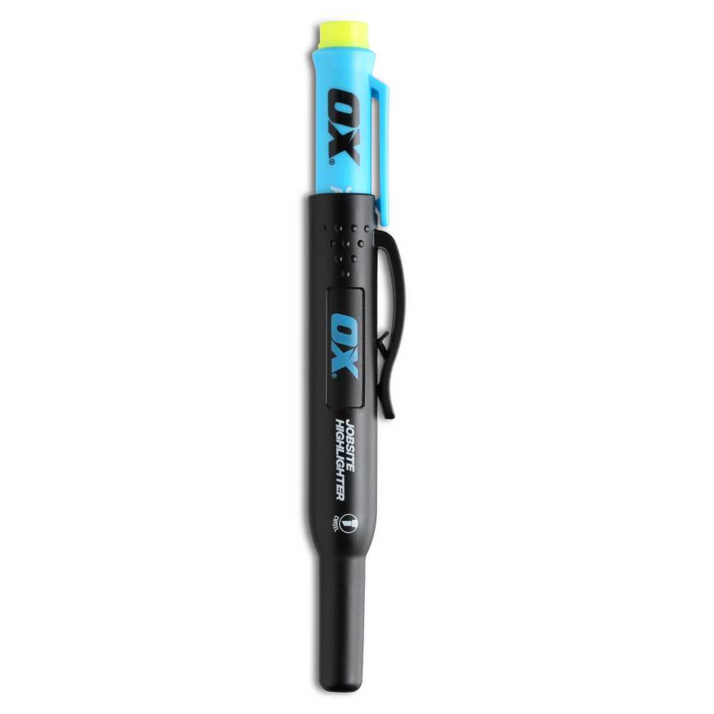 Pro 3-Pack Highlighters Set - Yellow, Orange & Pink - OX Tools USA