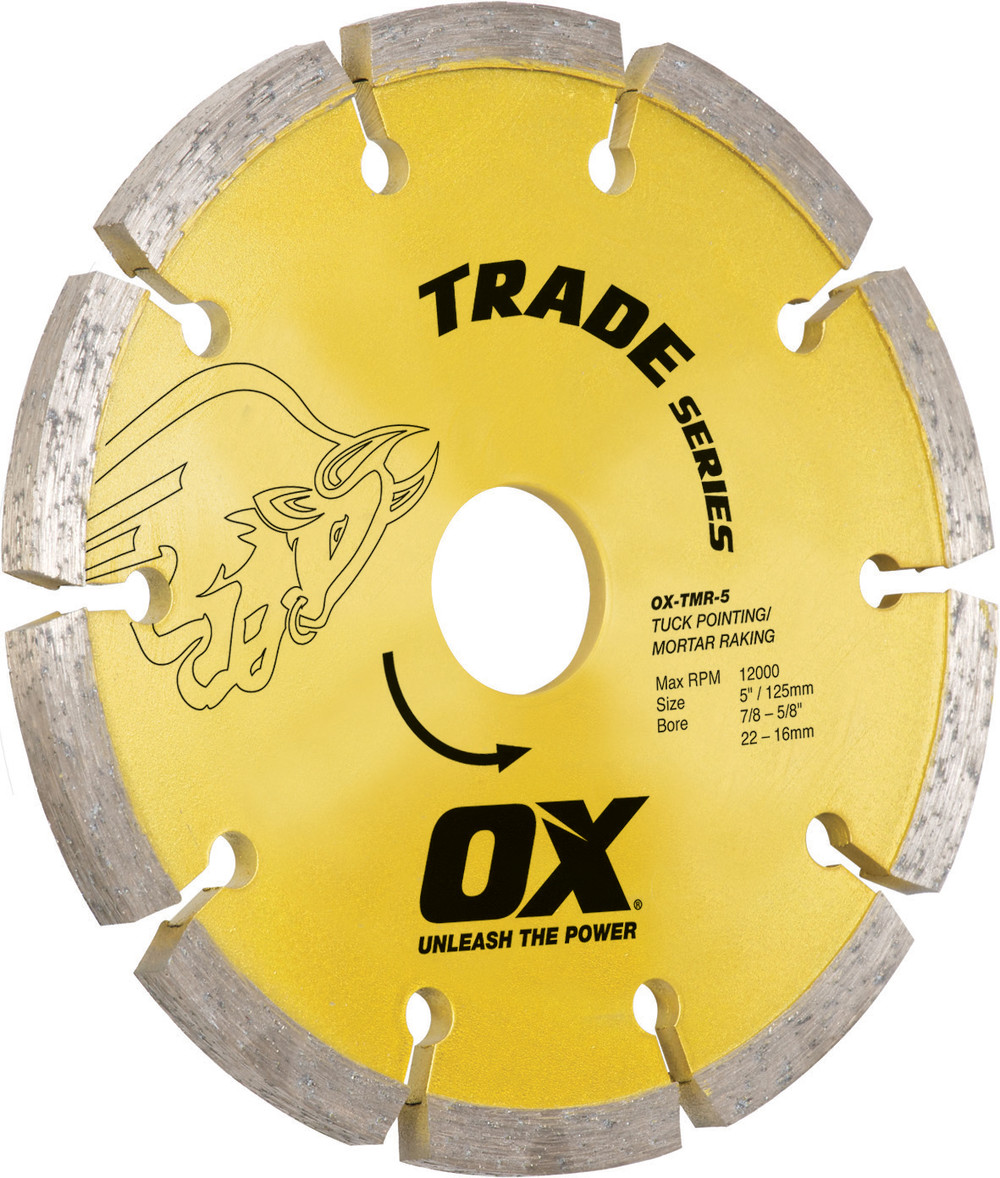 OX Trade Tuck Pointing 5-Inch Diamond Blade OX-TMR-5