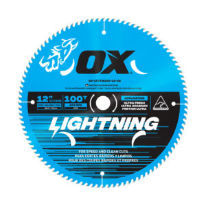 OX Tools Pro Lightning Circular Saw Blade, 12-Inch