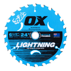 OX Tools Pro Lightning 6-1/2-Inch Saw Blade