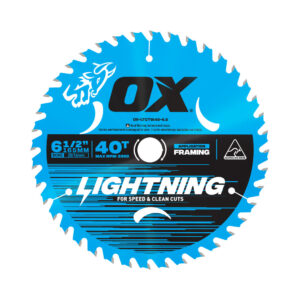 OX Pro Lightning Circular Saw Blade, 6-1/2-Inch