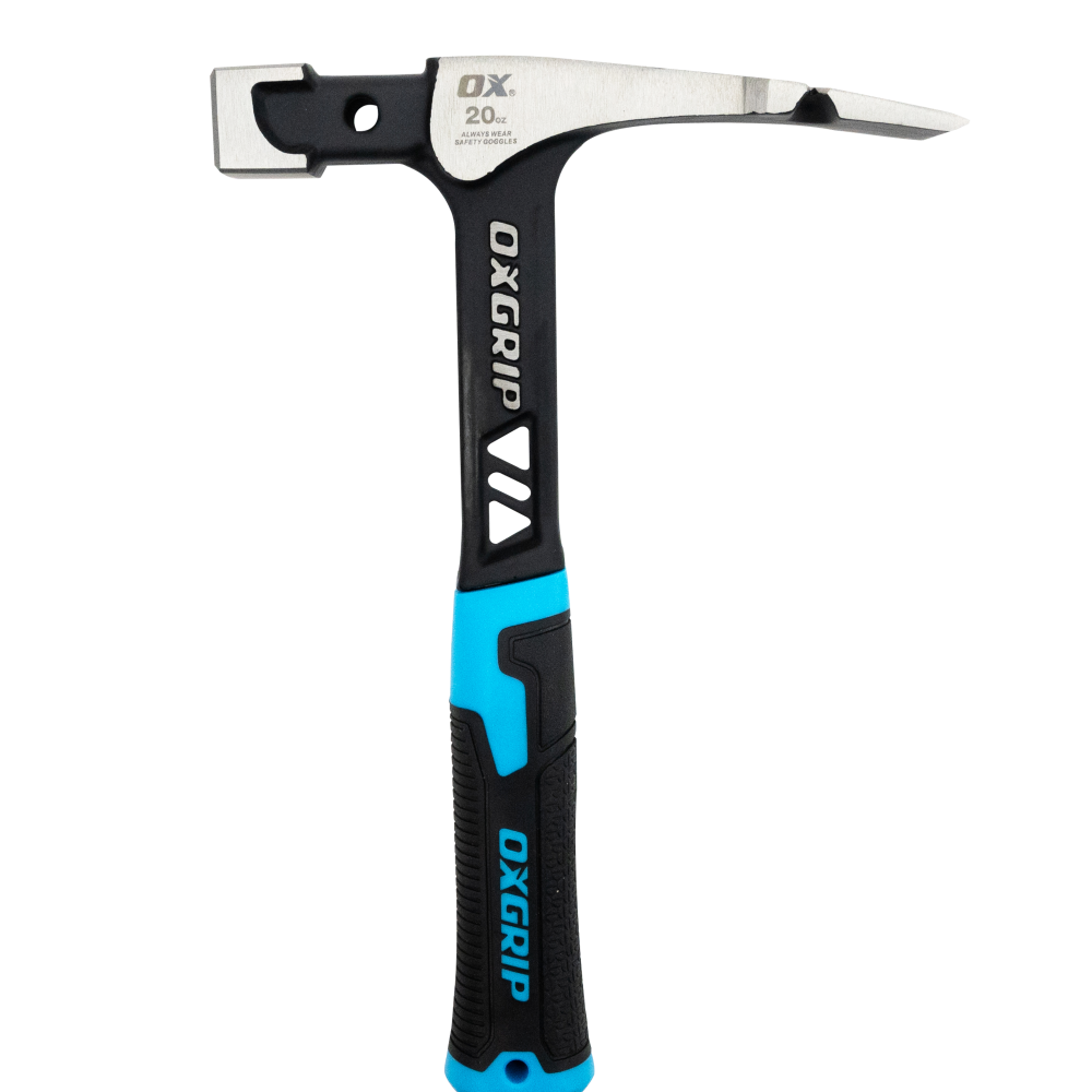 OX Pro 20oz Ultrastrike Brick Hammer - OX Tools USA