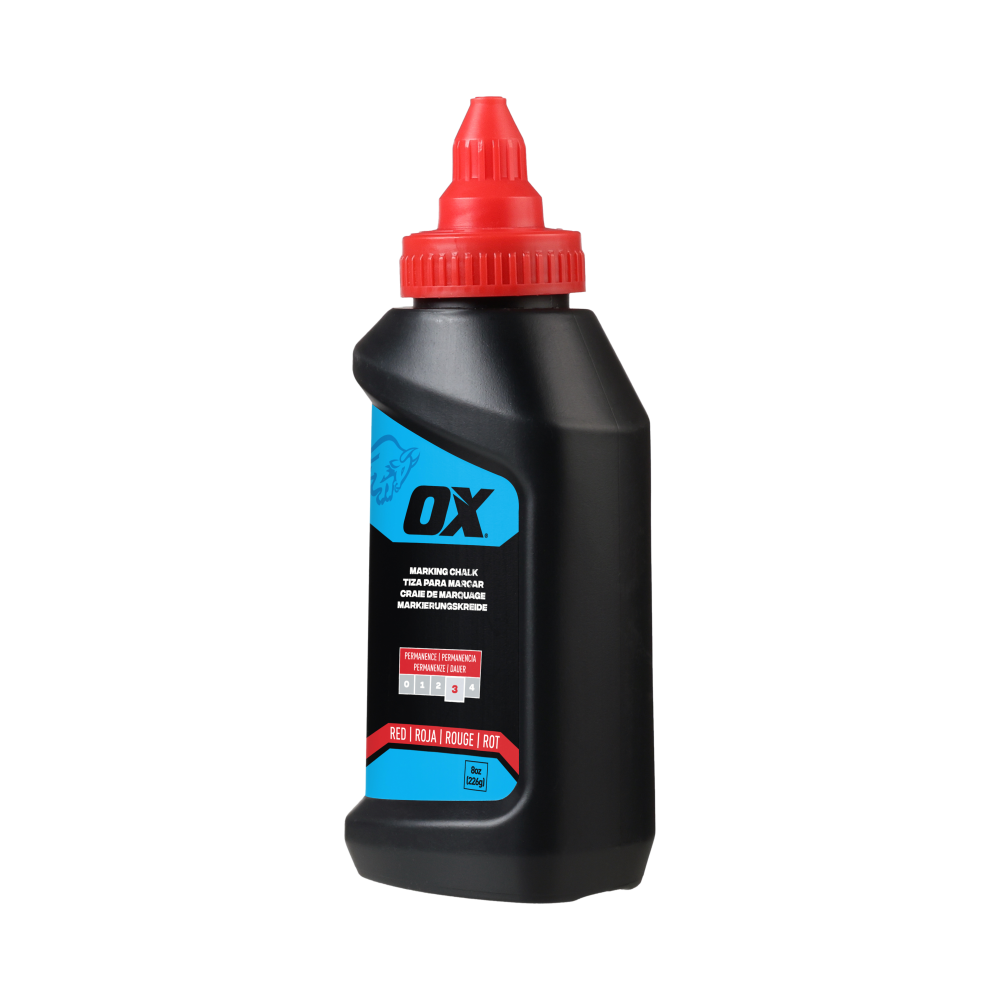OX Pro 226g/8oz Permanent Red Marking Chalk