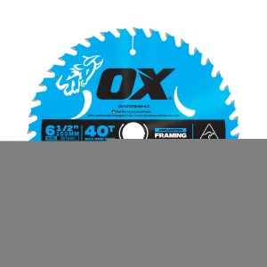 OX Pro Lightning Circular Saw Blade, 6-1/2-Inch