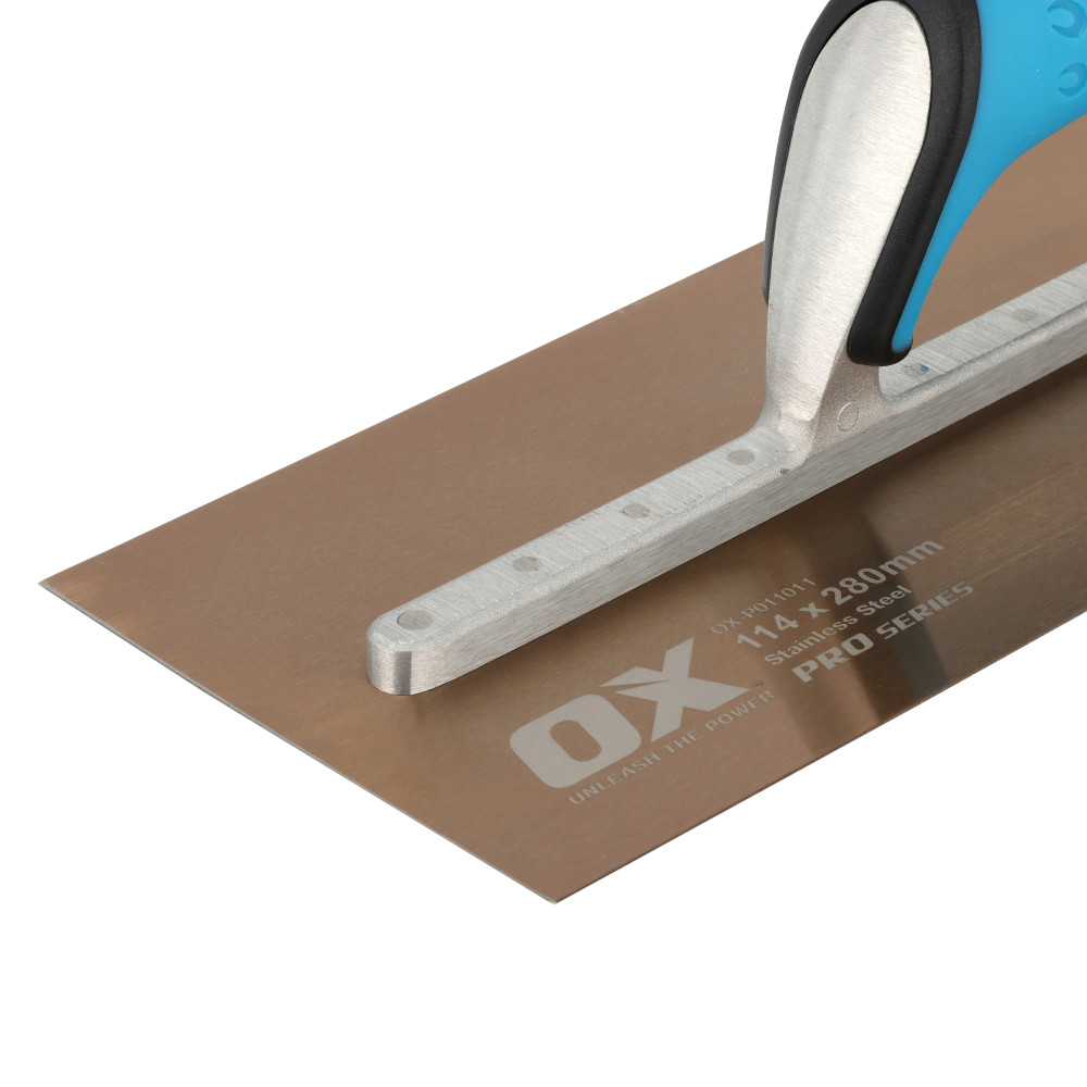 OX Tools 4.5" x 11" Plaster Finishing Trowel - Image 3