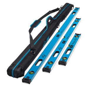 Trade Level Bundle - Pro Level Bag w/ 72", 48", 24" / 1800mm, 1200mm, 600mm Trade Levels